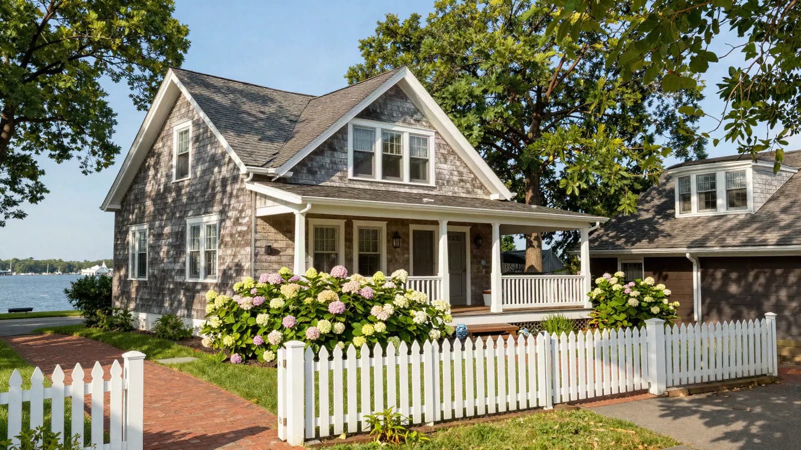 Residential streets in Sayville, NY